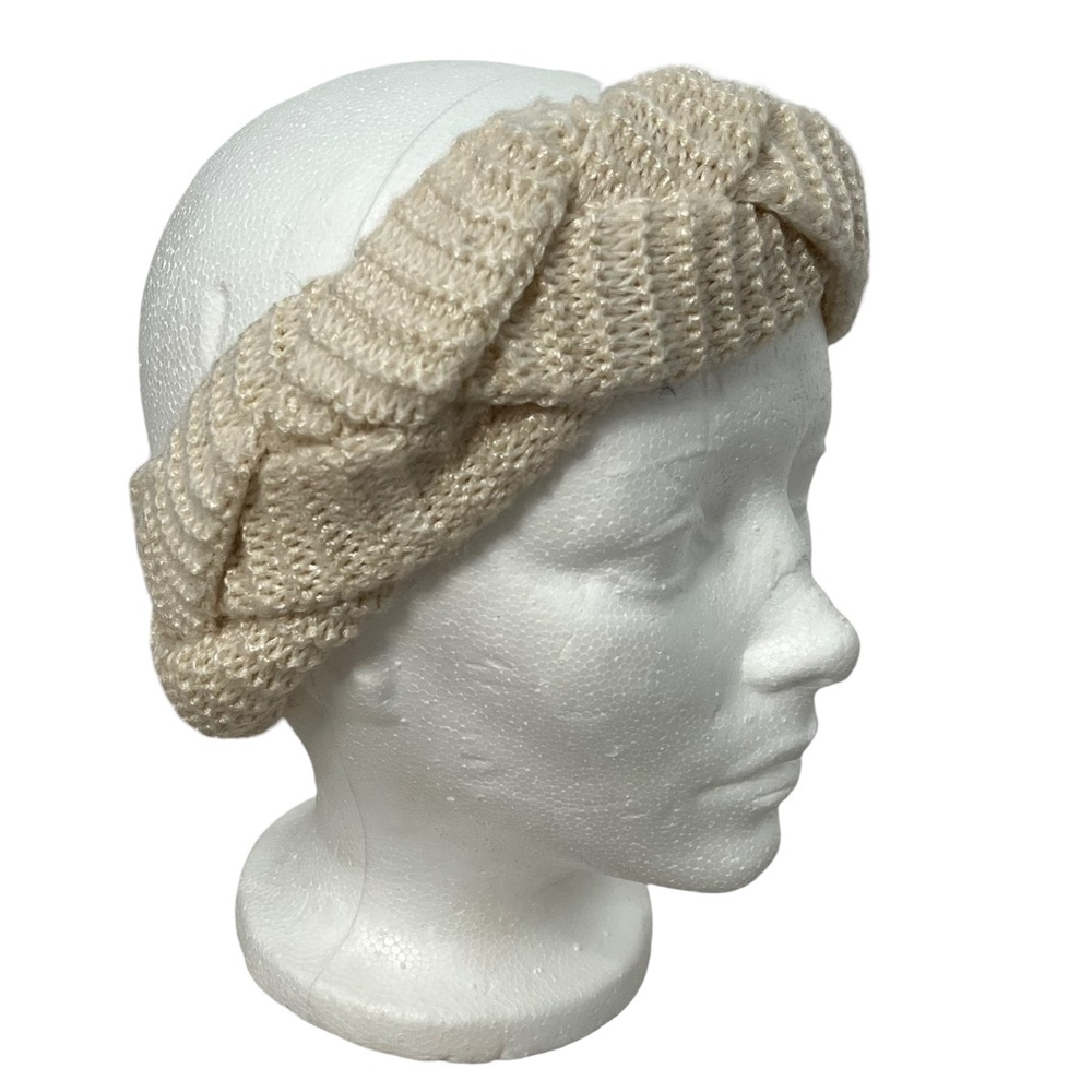 H&M Cream Braided Knit Headband / Ear Warmer